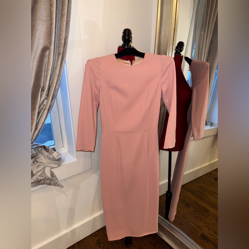 Dolce & Gabbana Blush Pink Midi Dress
